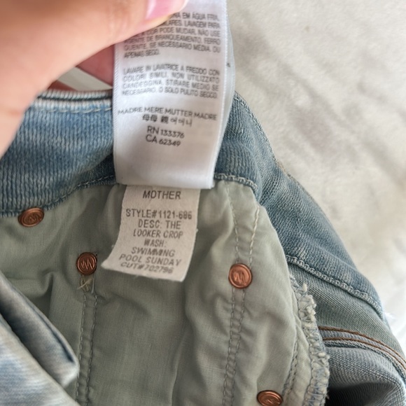 NWOT mother denim looker crop size 27 - Picture 12 of 13
